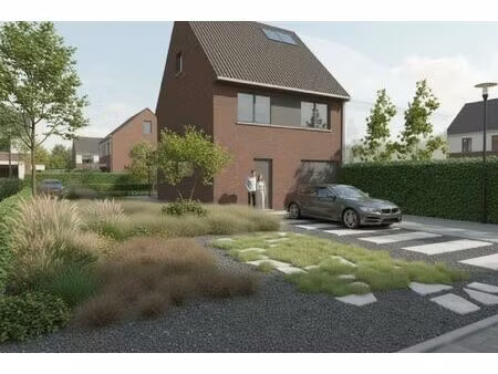 nieuw te bouwen halfopen woning te ieper.