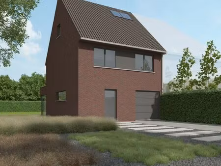 nieuw te bouwen halfopen woning te pollinkhove.