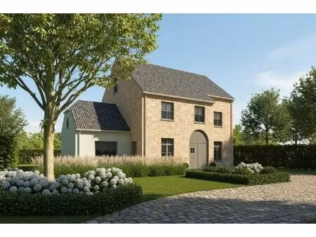 nieuw te bouwen alleenstaande woning te moorslede.