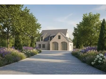 nieuw te bouwen alleenstaande woning te hertsberge.