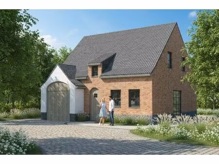 nieuw te bouwen alleenstaande woning te pittem.