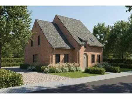nieuw te bouwen alleenstaande woning te krombeke.