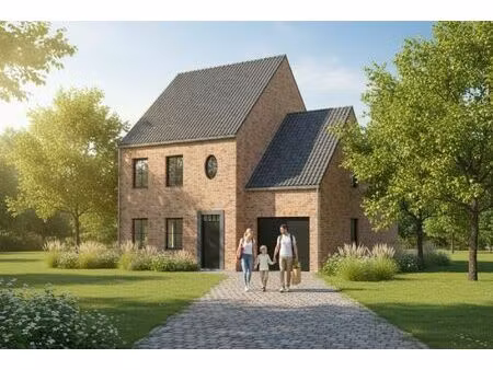 nieuw te bouwen alleenstaande woning te roeselare.