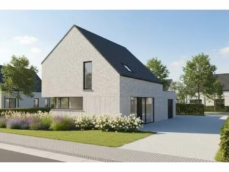 nieuw te bouwen alleenstaande woning te rumbeke.