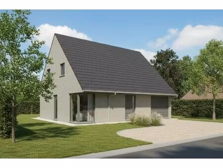 nieuw te bouwen alleenstaande woning te torhout.
