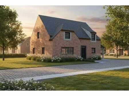 nieuw te bouwen alleenstaande woning te zedelgem.