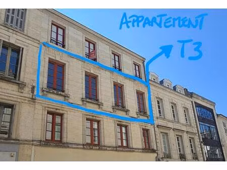 appartement t3  résidence sécurisée avec ascenseur   cave privative  garage indépendant