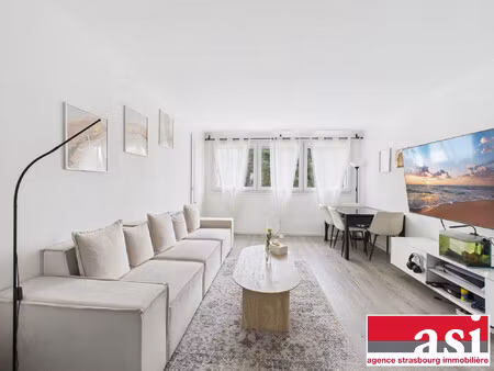 f2 rénové de 50.13 m² en vente à mundolsheim