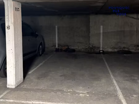 place de parking en souterrain lyon 7e