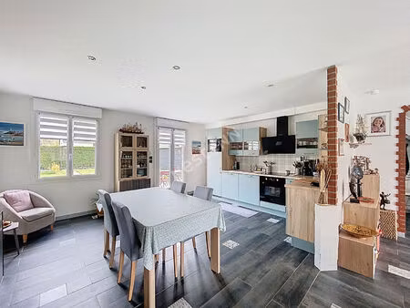 a vendre  maison de 115m2 avec vie de plain-pied  5 chambres et terrain de plus de 500m2 à