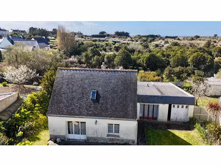 quiberon - vente maison avec grand garage sur un terrain de 830 m²
