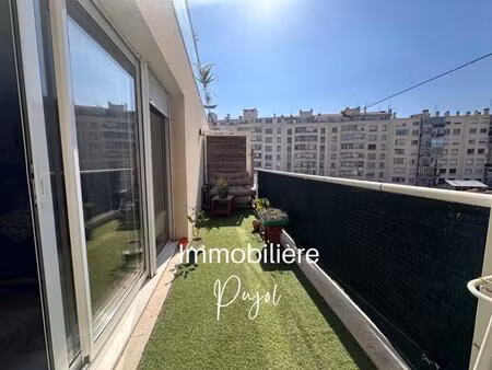 castellane 13006 - appartement t2 climatisé - terrasse et box - proche métro/tram