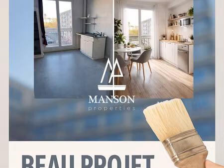 t3 à rénover – fort potentiel – rennes (35700)