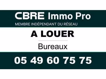 location bureau poitiers 98 m²