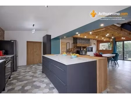 rare! longère axe rennes/st malo de 258m2 dpe a!