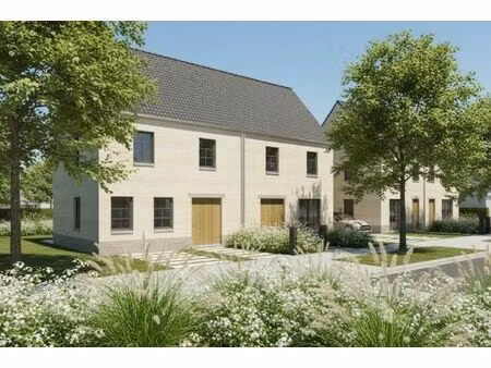 nieuw te bouwen halfopen woning te bekegem.