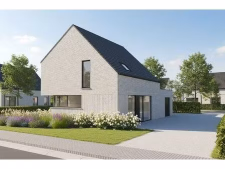 nieuw te bouwen alleenstaande woning te ieper.
