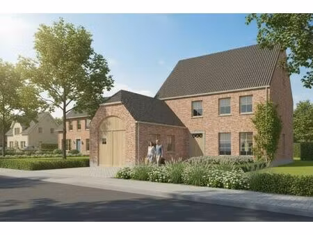 nieuw te bouwen alleenstaande woning te emelgem.