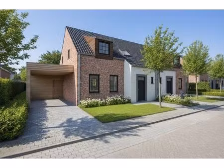 nieuw te bouwen halfopen woning te langemark.