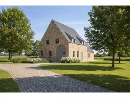 nieuw te bouwen alleenstaande woning te lievegem.