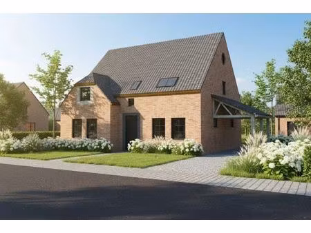 nieuw te bouwen alleenstaande woning te oostrozebeke.