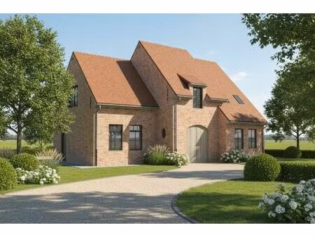 nieuw te bouwen alleenstaande woning te roeselare.