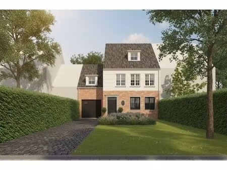 nieuw te bouwen gesloten woning te roeselare.