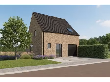 nieuw te bouwen halfopen woning te sint-gillis-waas.