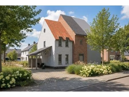 nieuw te bouwen halfopen woning te zonnebeke.