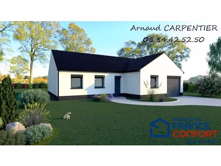 vente maison neuve 5 pièces 85 m² à neuville-saint-vaast (62580)  223 563 €