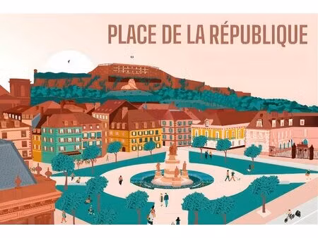 achat appartement 3 pièces 54m² belfort 90000