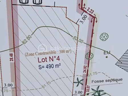 terrain de 490 m² à beziers