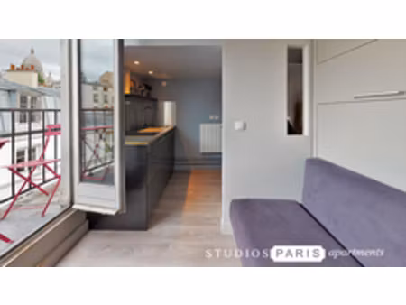 location appartement 1 pièce  10.00m²  paris 18