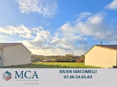 vente terrain 1000 m² soulignac (33760)