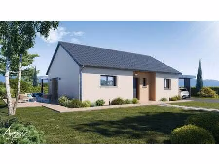 terrain avec maison neuve à vendre