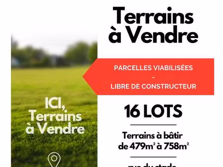terrain à vendre
