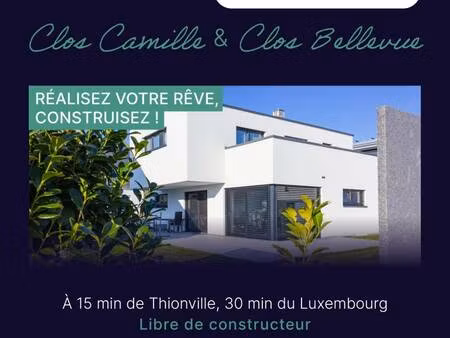 terrain constructible viabilisé à vendre