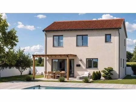 terrain avec maison neuve à vendre