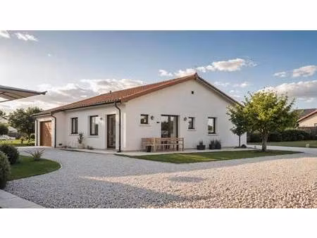 terrain avec maison neuve à vendre