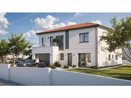 terrain avec maison neuve à vendre