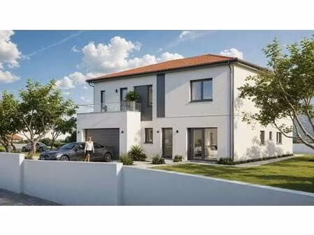 terrain avec maison neuve à vendre