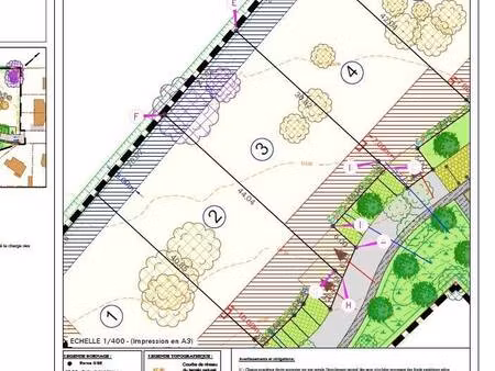 terrain constructible à vendre