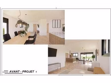 terrain avec maison neuve à vendre