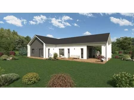 terrain avec maison neuve à vendre