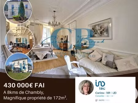 vente maison 6 pièces 172 m² amblainville (60110)