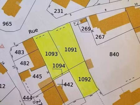 terrain constructible viabilisé à vendre