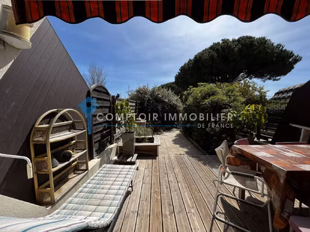 appartement 35 m2 en rez de jardin grau du roi