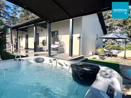 saint-bonnet-les-oules : maison 128 m² hab - 4 chambres - terrain 1289 m²