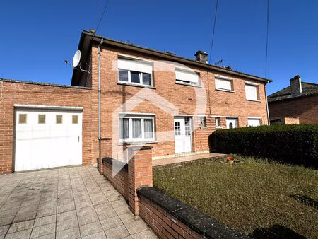 semi individuelle avec grand garage et jardin