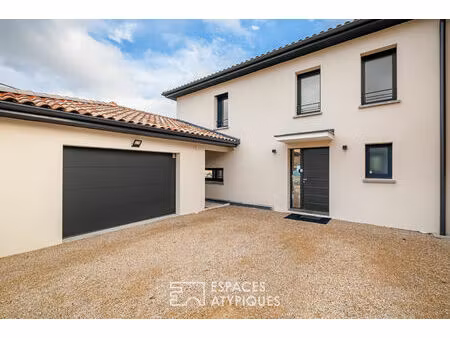 maison contemporaine lumineuse au coeur du beaujolais